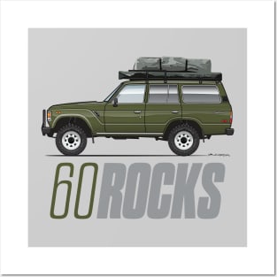 60 rocks-Olive Posters and Art